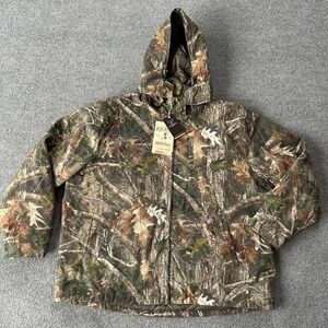RedHead Silent-Hide Jacket Mens 3XL Camo Kanati Insulated Hooded Hunting